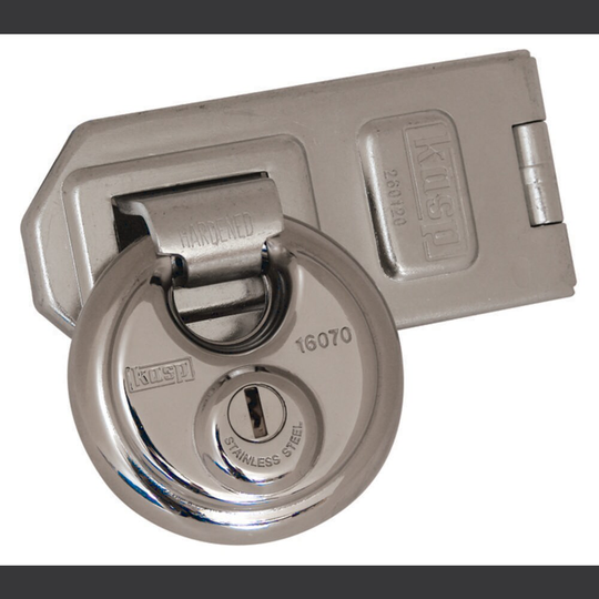 Kasp K16070D260 Hänglås Silver Nyckel