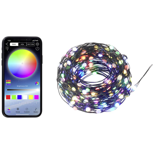 Sygonix SY-5167250 USB-ljuskedja via USB LED N/A Belyst längd: 19.9 m