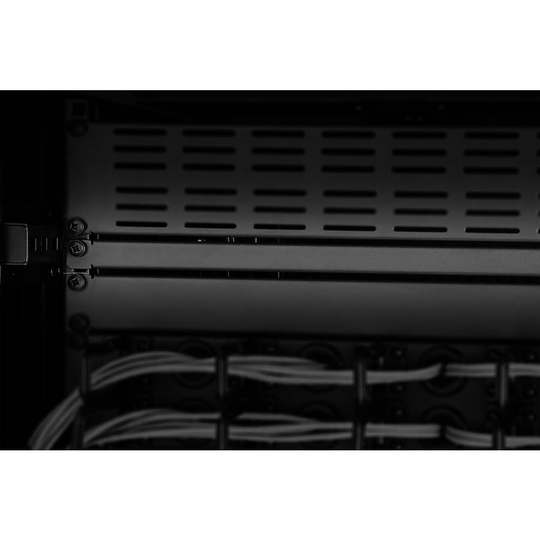 Renkforce RF-3429138 19 tum Nätverksskåp-blindlock 0.5 U Mörkgrå