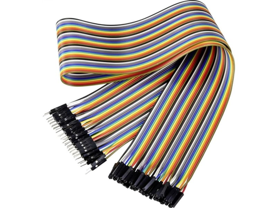 Renkforce JKMF406 Jumper-kabel Arduino, Banana Pi, Raspberry Pi [40x Trådbro-stik - 40x Trådbro-bøsning] 60.00 cm Flerfarvet