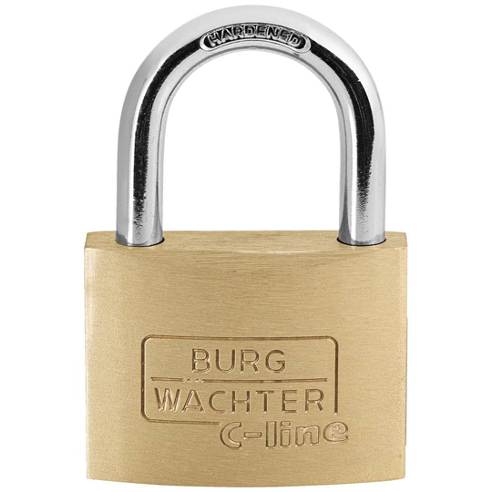 Burg Wächter 3061 Hänglås 45.00 mm Mässing Nyckel