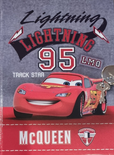 Dagbok med lås - Cars