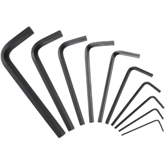 STANLEY 0-69-253 Insexnyckelsats 10 delar, 1,5-10 mm