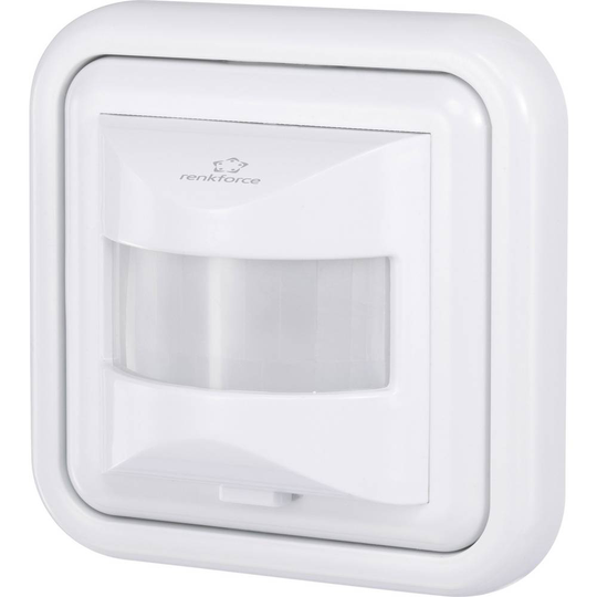 Renkforce 4016139070186 Infälld PIR-rörelsedetektor 160 ° Relä Vit IP20