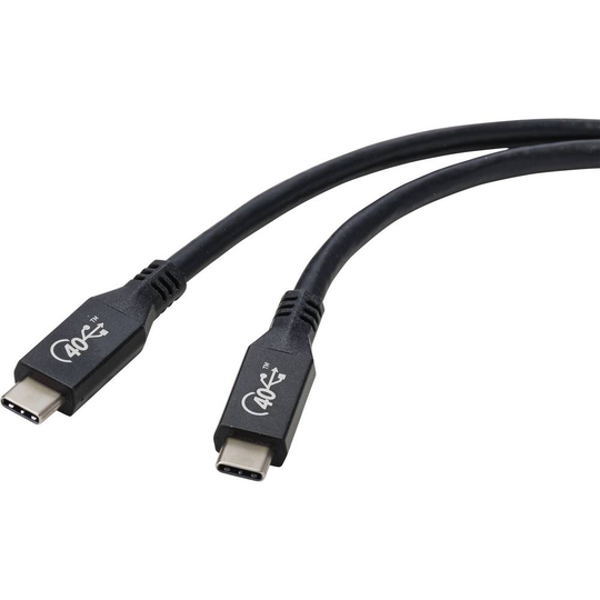 Renkforce RF-4870098 0.80 m Svart Aluminiumkontakt
