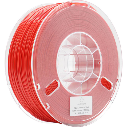 Renkforce RF-4738588 3D-skrivare Filament ABS-plast 1.75 mm Röd 1000 g