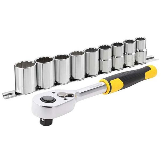 STANLEY STMT82671-0 Spärrskaft 1/2", med hylssats, 10 delar