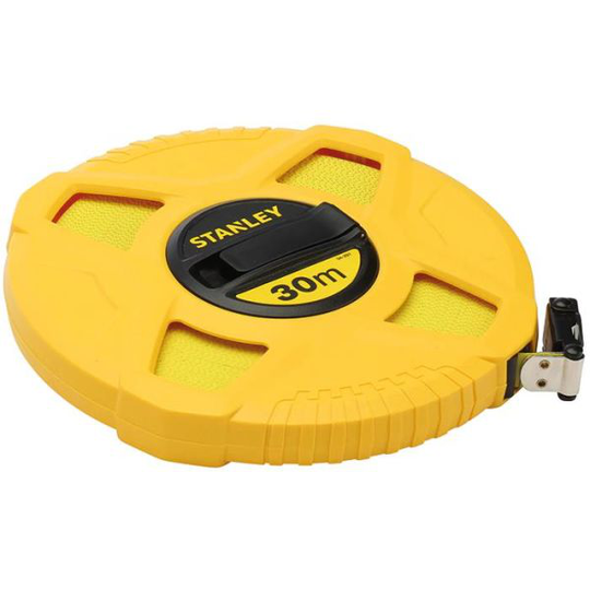 STANLEY 0-34-297 Måttband glasfiber, stängd rulle 30 meter