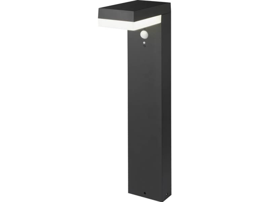 Sygonix SY-4715528 Solcelle-udendørsstanderbelysning 6 W Neutralhvid Sort