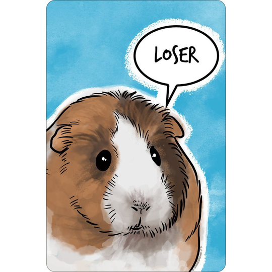 Cute But Abusive Plakett för förlorare