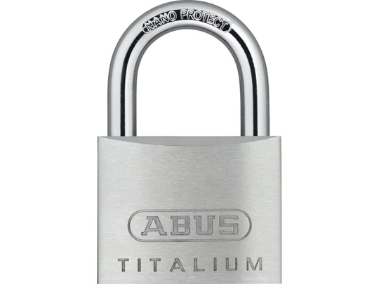 ABUS 64TI/50 B/DFNLI, Konventionellt hänglås, Tangentlås, Olika låsning, Gjuten aluminium, Härdat stål, 5 cm