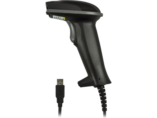 Renkforce LS6320E USB-Kit Stregkodescanner Kabelbundet 1D Laser Sort Håndscanner USB