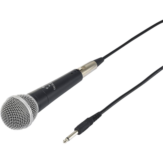 Renkforce PM58B Hand Sångmikrofon Sändare signal:Sladd inkl. kabel