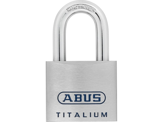 ABUS 96TI/60 KD, Konventionellt hänglås, Tangentlås, Olika låsning, Gjuten aluminium, Gjuten aluminium, Härdat stål