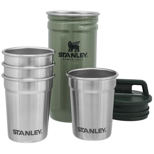 Adventure Nesting Shot Glass Set - 0,59ML / 2OZ - Hammertone Green - Stanley