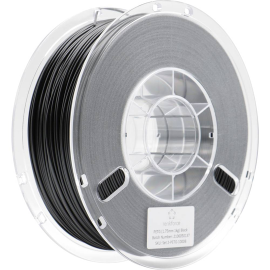 Renkforce RF-4738592 3D-skrivare Filament PETG 1.75 mm Svart 1000 g