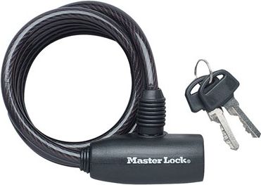Master Lock Quantum Street No. 8126 - Kabellås - nyckel - svart