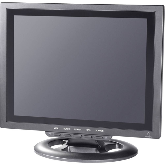 LCD-övervakningsmonitor 30.48 cm 12 tum Renkforce 449238 EEK: A+ (A++ - E) 800 x 600 pixel Svart