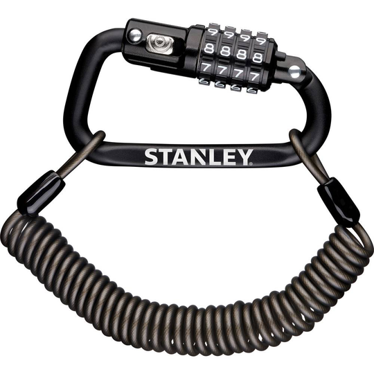 Stanley S744-030 Kabellås Svart Kombinationslås