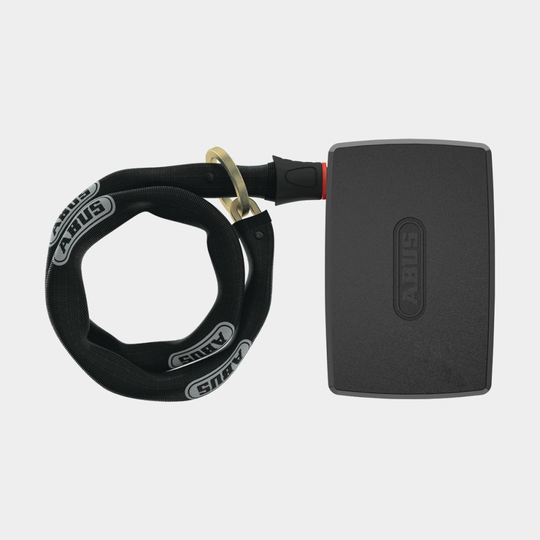 Larm ABUS Alarmbox 2.0, svart + Låskätting ABUS ACH 6KS/100, 100 cm, Ø6 mm