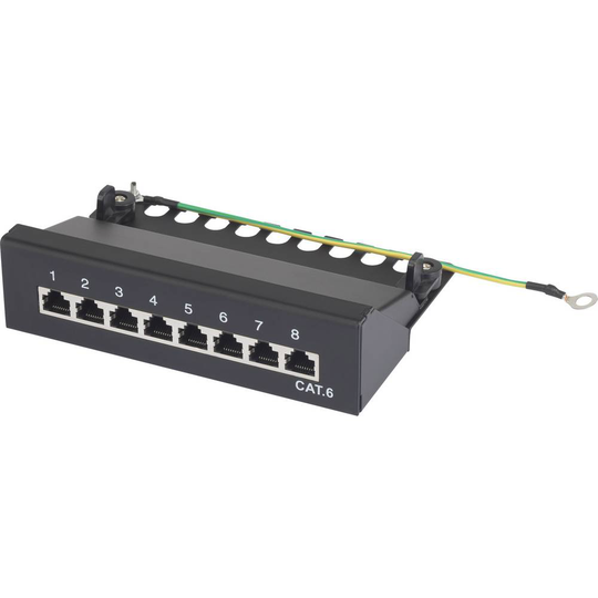 Renkforce 8 Port Nätverk Patch Box CAT 6 1 U