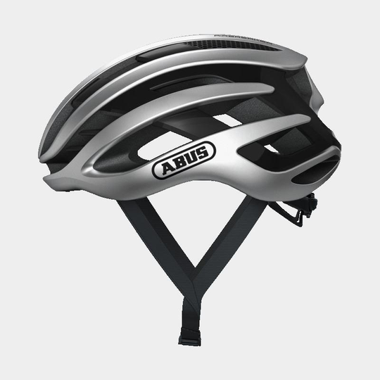 Abus AirBreaker Gleam Silver, Cykelhjälm