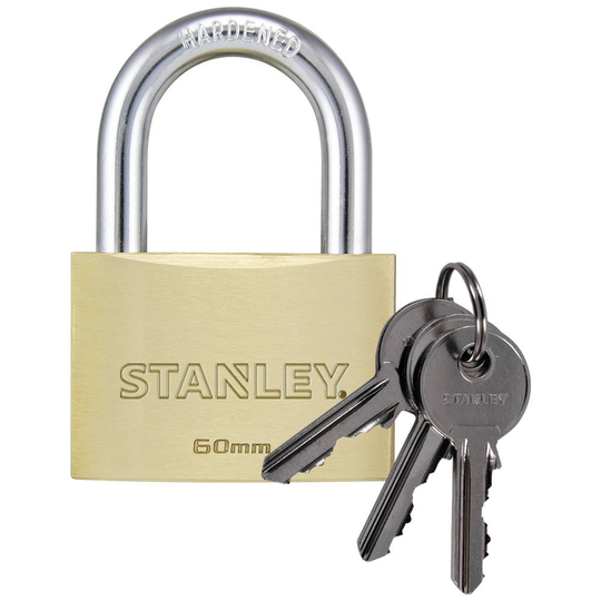 STANLEY S742-033 Hänglås 60 mm Nyckel
