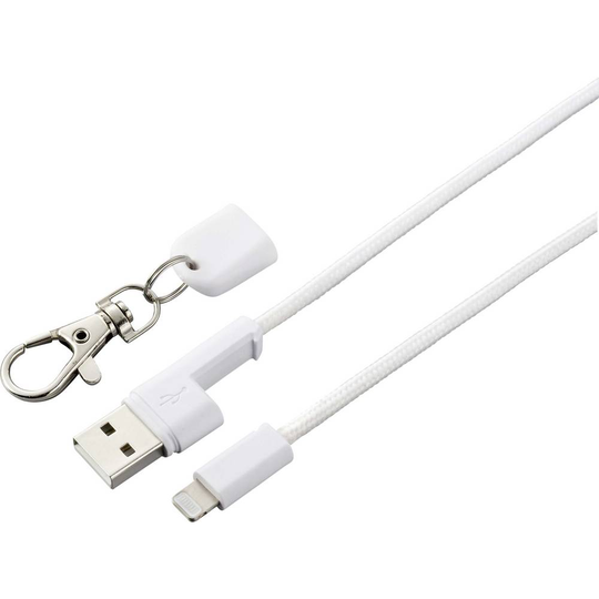 Renkforce N/A N/A [1x USB 2.0 A hane - 1x Apple Lightning hane] 0.95 m Vit