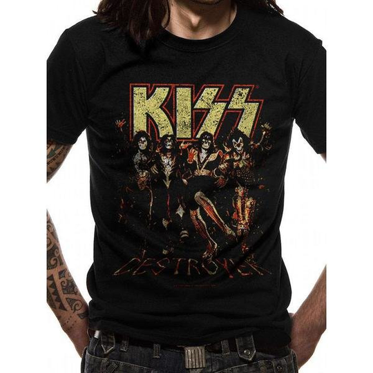 Kiss -Skull Line Up T-Shirt