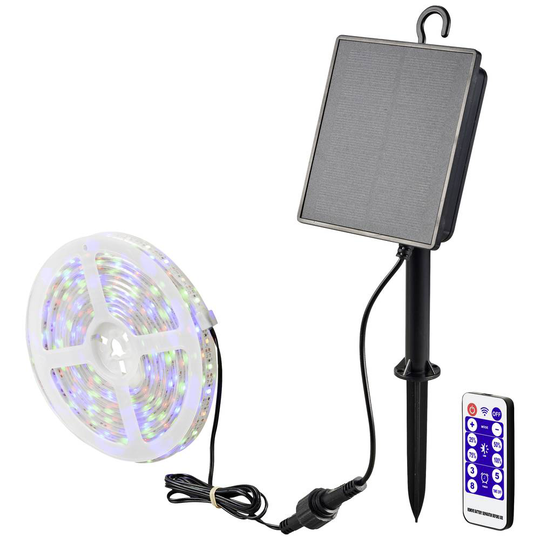 Sygonix Solcellsljusslang SY-5947266 LED 1.8 W RGB Transparent