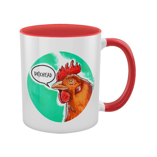 Cute But Abusive Dickhead Inner Two Tone Mug