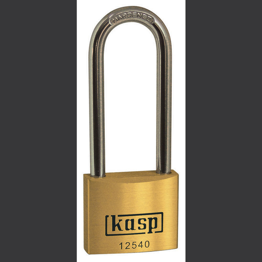 Kasp K12540L63A5 Hänglås 40 mm Guldgul Nyckel