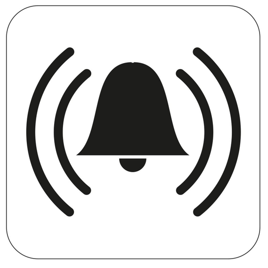 Symbol Alarm 80x80 mm SB Habo